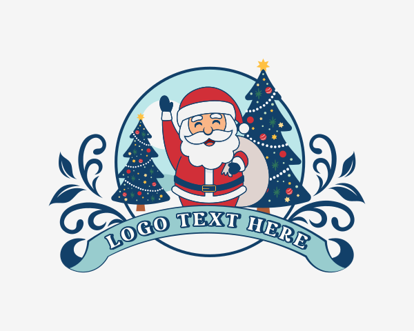 Santa Claus logo example 2