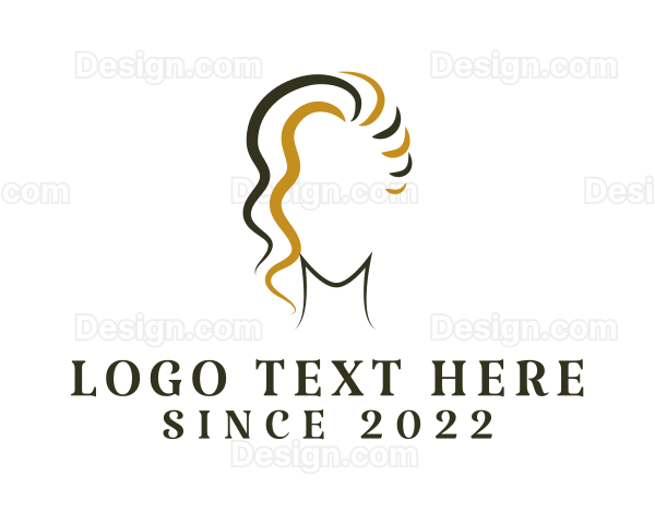 Luxury Beauty Hair Salon Logo