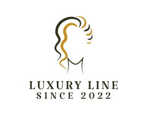 Luxury Beauty Hair Salon logo design