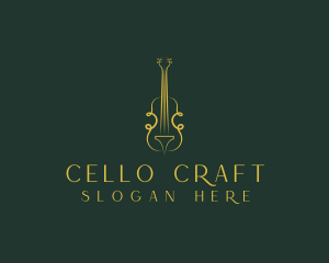 Violin Musical Instrument logo