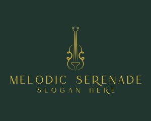 Violin Musical Instrument logo