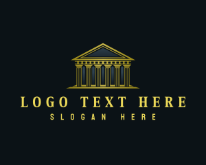 Greek Parthenon Architecture logo