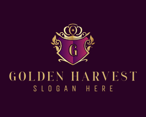 Luxury Crown Crest logo design