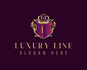 Luxury Crown Crest logo design