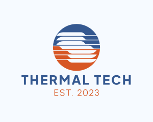 Hot Cool Thermal Systems logo design