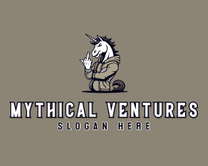 Rebel Unicorn Streetwear logo design