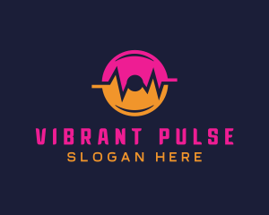 Beat Pulse Disc logo design