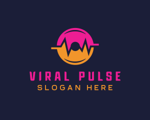 Beat Pulse Disc logo design