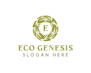 Eco Herbal Wellness logo design