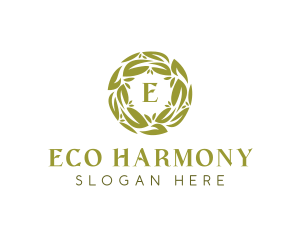 Eco Herbal Wellness logo design