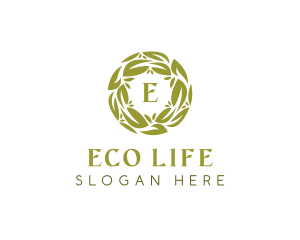 Eco Herbal Wellness logo design