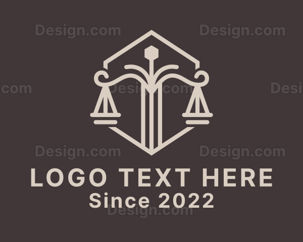 Judge Scale Lawyer Logo