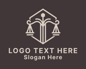 Judge Scale Lawyer  Logo