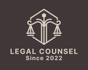 Judge Scale Lawyer  logo design