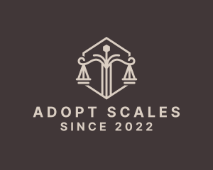 Judge Scale Lawyer  logo design