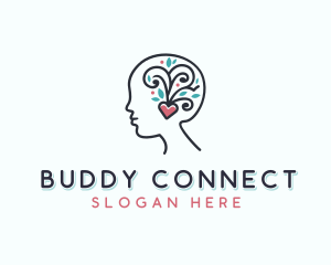 Mental Health Wellness logo design