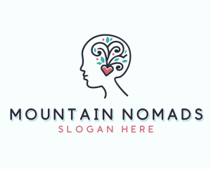 Mental Health Wellness logo design