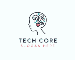 Mental Health Wellness logo design