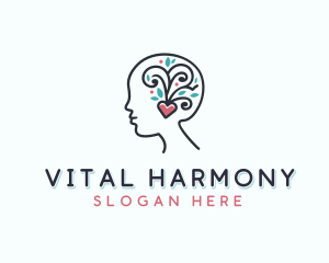 Mental Health Wellness logo design