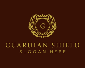 Gold Royalty Shield logo
