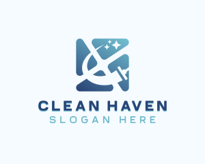 Sanitary Squeegee Cleaner logo design