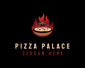 Pizza House Cabin logo design
