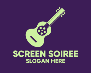 Soundtrack Guitar Film  logo design