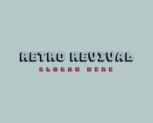 Retro Game Shadow logo design