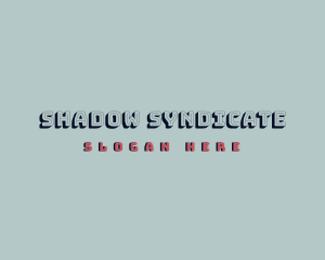 Retro Game Shadow logo design