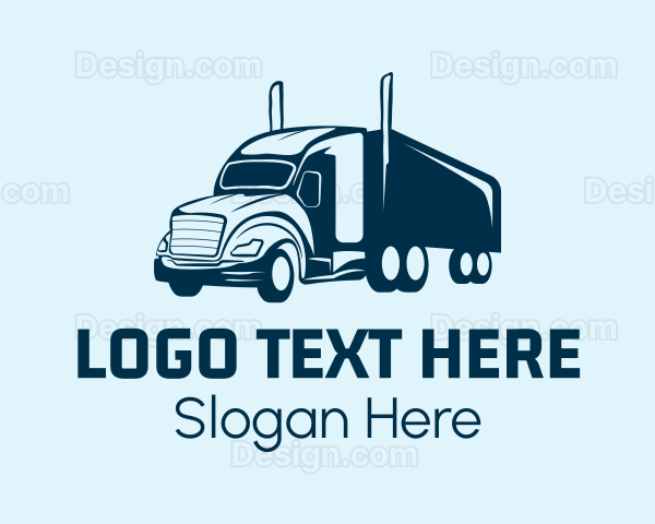 Heavy Haulage Truck Logo