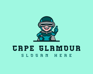 Superhero Visor Glasses logo