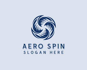 Propeller Fan Turbine logo design