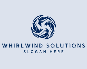 Propeller Fan Turbine logo design