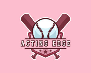 Baseball Bat Sports logo design