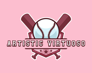 Baseball Bat Sports logo design