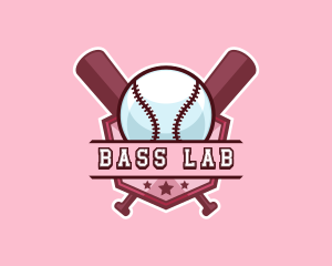 Baseball Bat Sports logo design