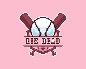 Baseball Bat Sports logo design