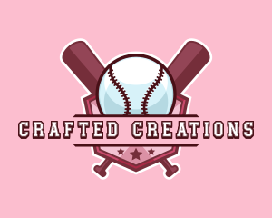 Baseball Bat Sports logo design