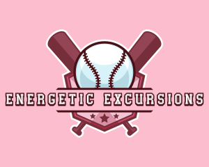 Baseball Bat Sports logo design