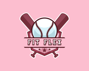 Baseball Bat Sports logo design