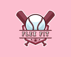 Baseball Bat Sports logo design