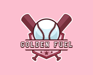 Baseball Bat Sports logo design