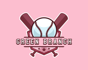 Baseball Bat Sports logo design