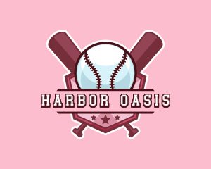 Baseball Bat Sports logo design