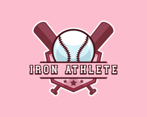 Baseball Bat Sports logo design