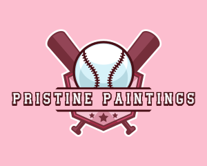 Baseball Bat Sports logo design