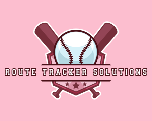 Baseball Bat Sports logo design