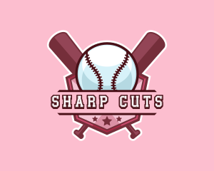 Baseball Bat Sports logo design