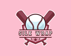 Baseball Bat Sports logo design