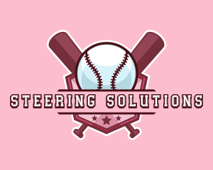 Baseball Bat Sports logo design